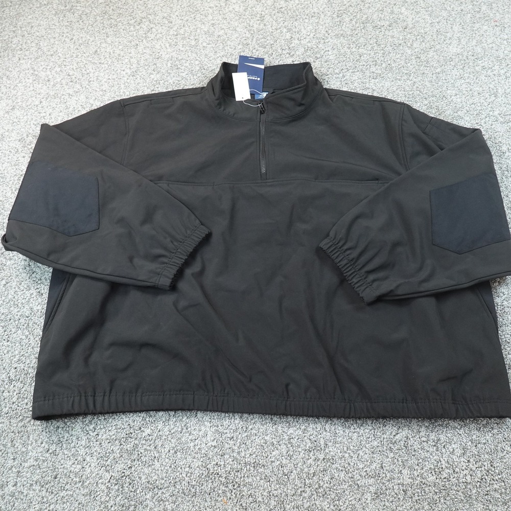 NEW Propper Jacket Mens 5XL Black Softshell 1/4 Zip Pullover Work Coat Tactical